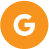 Google Icon Orange background