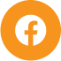 Facebook Icon Orange background