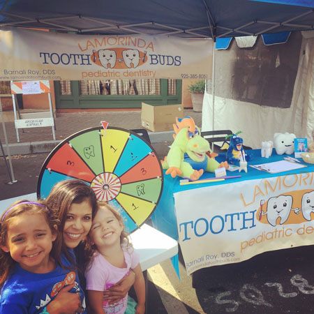 Tooth Buds display at event 2